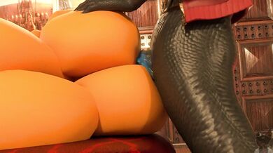 Futa Tails Banged By His Own Creation