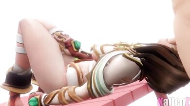 Seris Gets Her Mouth Fucked by a Paladin in 'Kallenz'