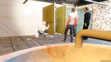 Bum's Bathroom Rendezvous: A Journey of Erotic Pleasure
