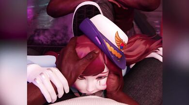 [4K] D.va Pounded By A Gang Of Horny Cops