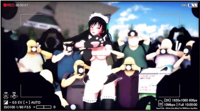 Here's the Real Deal: Yui Gets Naughty with Her Feline Cosplay in AquiNasMMD