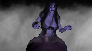 Ghostly Grind: A Julze Club POV Lapdance Experience