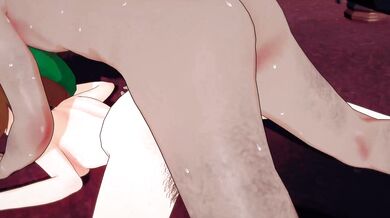 Gloria's Defeat in the Poke-Battle Scene [NSFW]