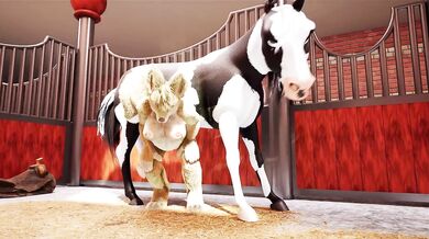 - 慢性エピレプシーの騎馬は、ヘヴメタルファンキーのペコリを搭載し、スレイヤーをヘッドバンギングする

Translation: Slow Epilepsy Horse Fucks Heavy Metal Furry Headbanging to SlayerThe soundtrack for this hentai porn video is a heavy metal masterpiece. The song used is Wicked by legendary thrash metal b