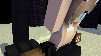 EnderDragon Pounds the Hole of Minecraft Cat Girl in Fiery Hardcore Action!