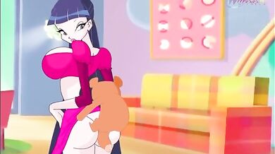 Musa's Hot Wet Pussy Gets Slammed by a Horny Teddy Bear