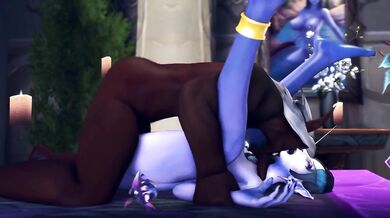 Busty Elf Rides Giant Cock in Fantasy Realm [KaminaKirei]