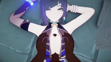 Yelan's Blacked Bouquetman Encounter in 4K