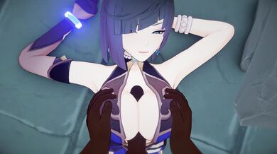 Yelan's Blacked Bouquetman Encounter in 4K