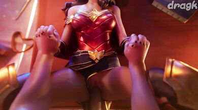 Golden Lasso Hand Job: Wonderwoman's Anal Adventure With Darkseid