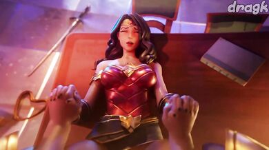 Golden Lasso Hand Job: Wonderwoman's Anal Adventure With Darkseid
