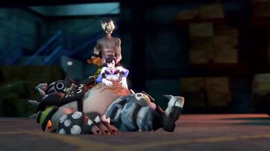 D.Va Gets Nailed by Junkrat in the Dead of Night - Midnightsfm