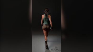 Larissa's Naughty Striptease and Spin Cycle