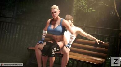 Cassie Cage's Sweltering Sex Romp in the Public Park