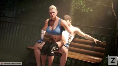 Cassie Cage's Sweltering Sex Romp in the Public Park