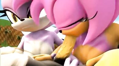 Dradicon's Shadow Banging Amy and Blaze in a Hardcore Fuckfest