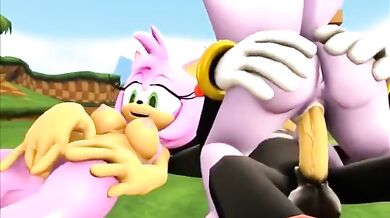 Dradicon's Shadow Banging Amy and Blaze in a Hardcore Fuckfest