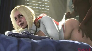 JL Patrol Quickie with Powergirl [Black Power]