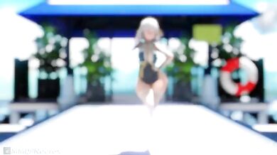 Shaking Sirius with Sistar's Thicc Booty in Azur Lane