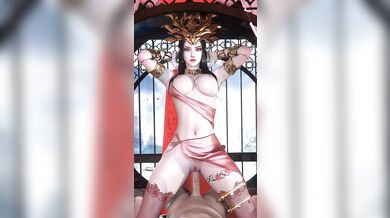 Massaging the Tight and Wet Pussy with a Hard Stick in Public!