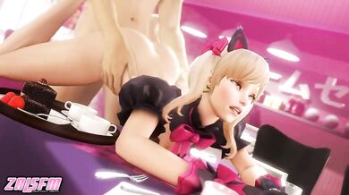 ZalSFM's Waitress D.Va Bang: A Delicious Recipe for Orgasmic Pleasure
