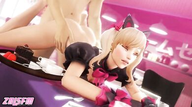 ZalSFM's Waitress D.Va Bang: A Delicious Recipe for Orgasmic Pleasure