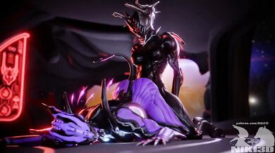Space Elf Sluts Fuck with Tail Prosthetics in Intergalactic Orgy