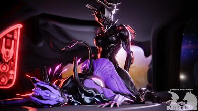 Space Elf Sluts Fuck with Tail Prosthetics in Intergalactic Orgy