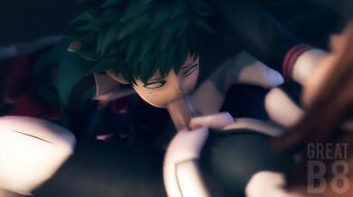 Fucking Uraraka's Face while Deku Watches - UltimateGreatness