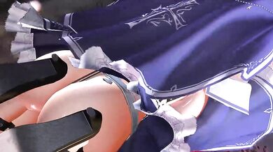 Layin' Low with HYOLYN and Belfond in this MMD Airiberda Porn Video