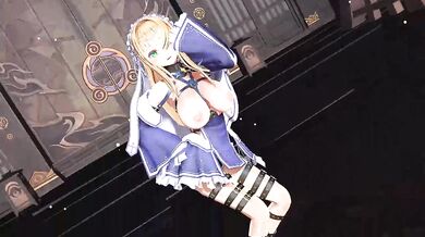 Layin' Low with HYOLYN and Belfond in this MMD Airiberda Porn Video