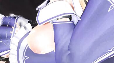Layin' Low with HYOLYN and Belfond in this MMD Airiberda Porn Video