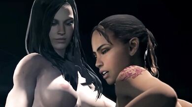 Girls of Resident Evil: Excella, Ada, Annette and Sheva