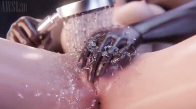 Tifa's Steamy Post-fuck Cleanup [AWSL3D]