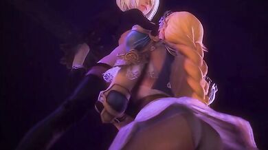 Sophitia's Deep Throat Debauchery in Soul Calibur 2B