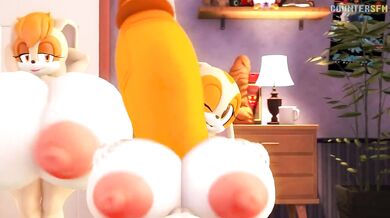 Creamy Tits Get Fucked by Vanilla Cocks