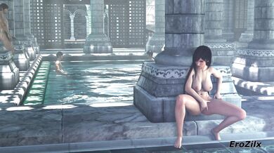 Men's Locker Room Surprise: Tifa's Naughty Intrusion