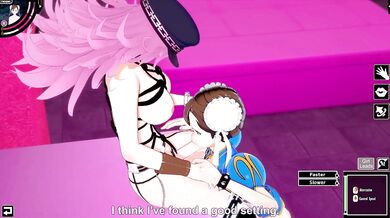 Hardcore Lesbian Tag Team: Chun Li and Poison Futa