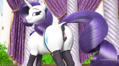 New Lingerie Lover Rarity Gets Teased by Clopician