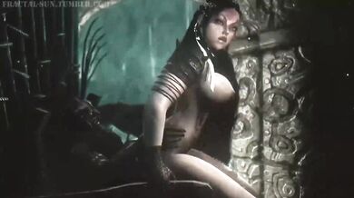 Fucking the Dragonborn in Skyrim with Mescaline - A Nightmare by Fractal-Sun