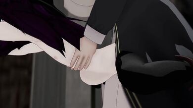 Nun Futa Dominates and Destroys Femboy Witch