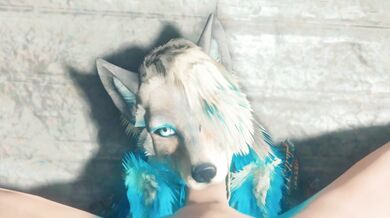 Wolf Girl Silvey Takes It All The Way Down Her Throat Before Getting Pounded Like A Bitch