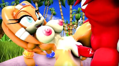 Tikal Gets Nailed by Knuckles [wector]