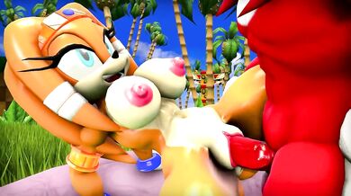 Tikal Gets Nailed by Knuckles [wector]