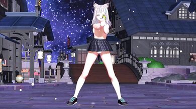Gaping Donut Butthole Exploited by Pink-haired Harlot in MMD