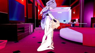 Ke-Qing and Aether's Hot Cunnilingus Session