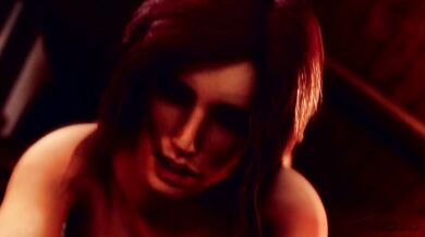 Rigid Triss Taken From Behind in Doggy Style - 3D