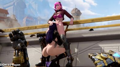 Lesbian Lust: Vi and Caitlyn Get it On