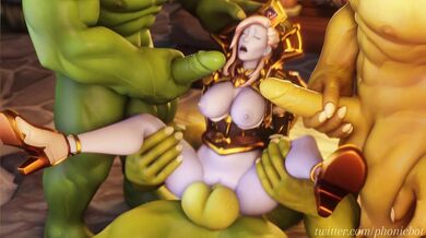 Horny Orc Babe Gets Nailed by Evil Robot in 'Calia Joins the Horde'