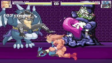 Lustful Lucario vs Hyperactive Leonardo [Hentai Mashup #27]